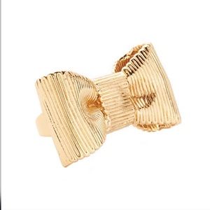 KATE SPADE • All Wrapped Up Bow Statement Ring